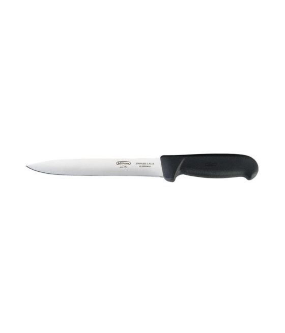 Mikov, vykrvávací nůž v černé barvě, 18 cm, 304-NH-18