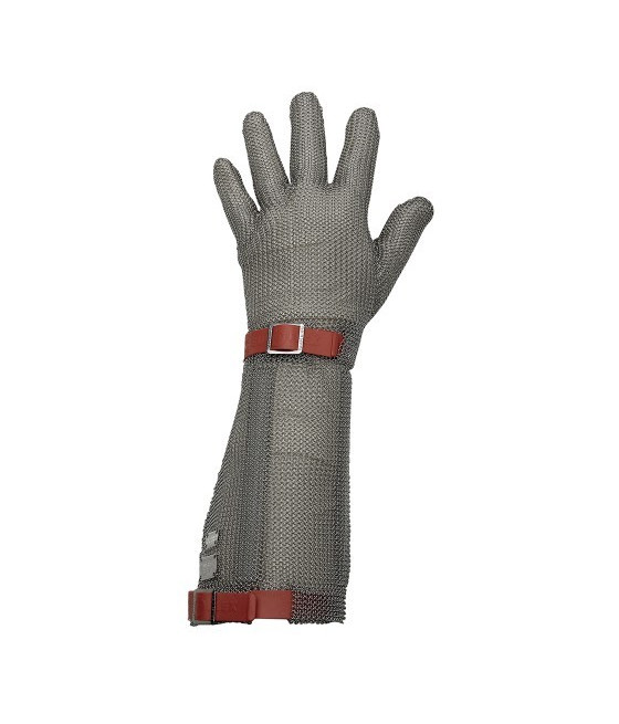 Kovová pletená rukavice EUROFLEX, manžeta 19 cm