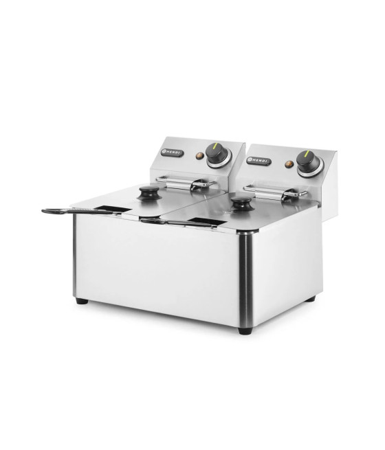 Hendi elektrická fritéza Kitchen Line - 2x4L