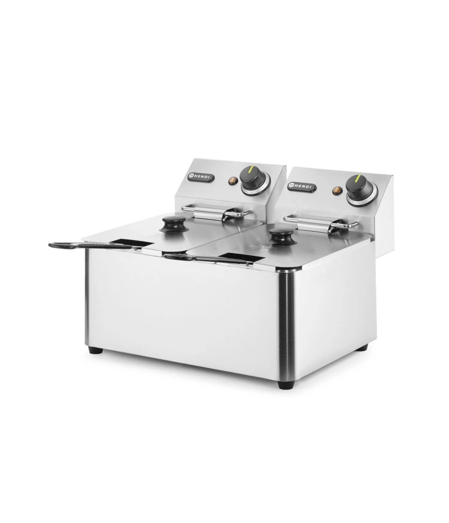Hendi elektrická fritéza Kitchen Line - 2x4L