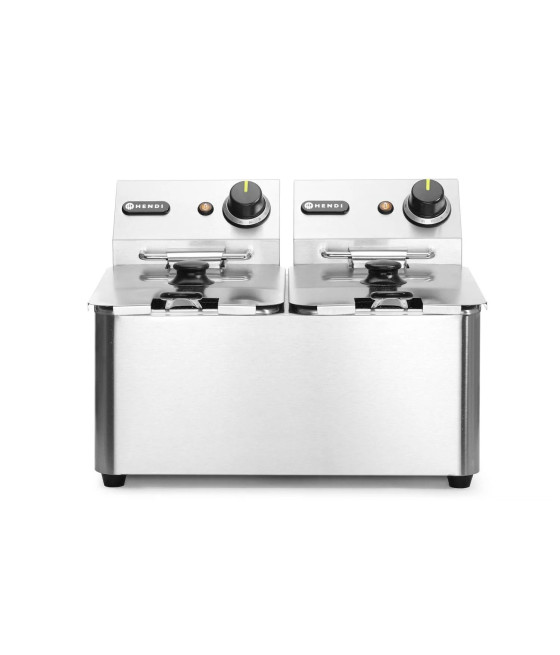 Hendi elektrická fritéza Kitchen Line - 2x4L