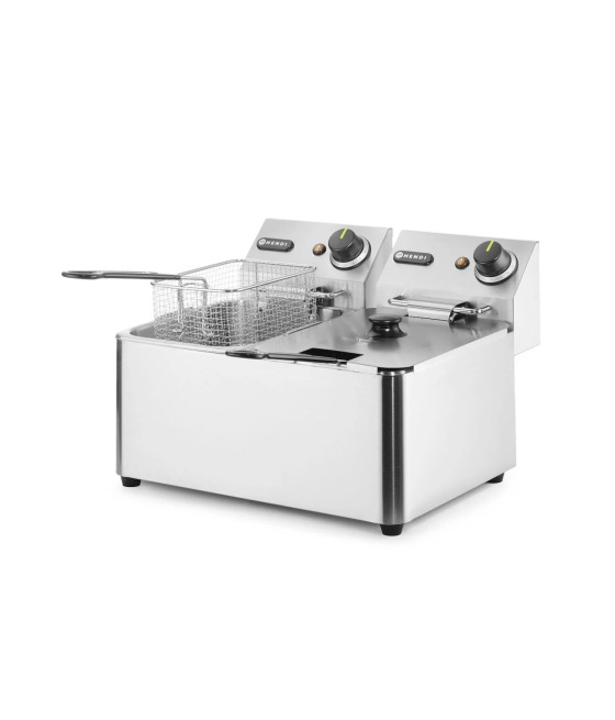Hendi elektrická fritéza Kitchen Line - 2x4L