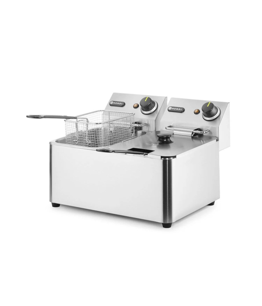 Hendi elektrická fritéza Kitchen Line - 2x4L