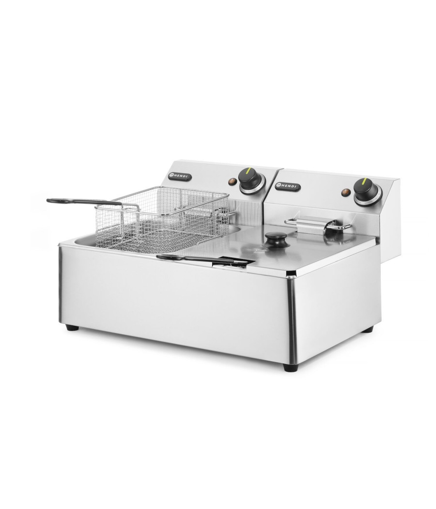 Hendi elektrická fritéza Kitchen Line - 2x6L
