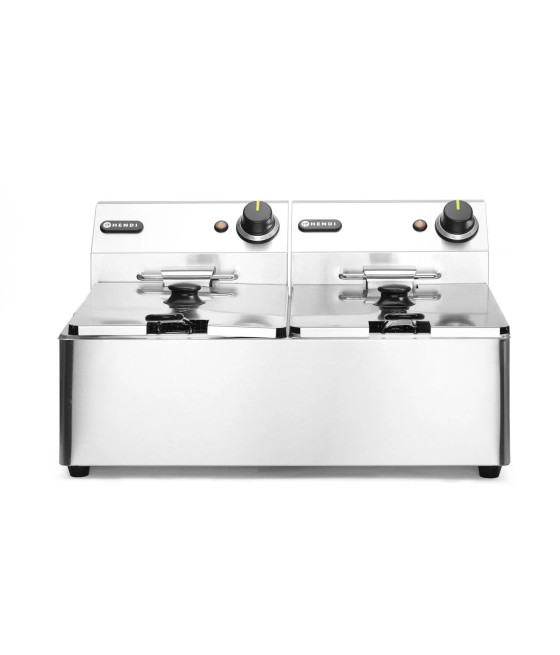 Hendi elektrická fritéza Kitchen Line - 2x6L
