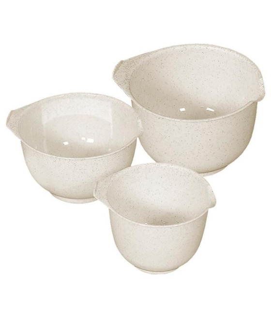 3dílná sada misek Curver® BASIC, 1,5/2/2,5 L, bílé