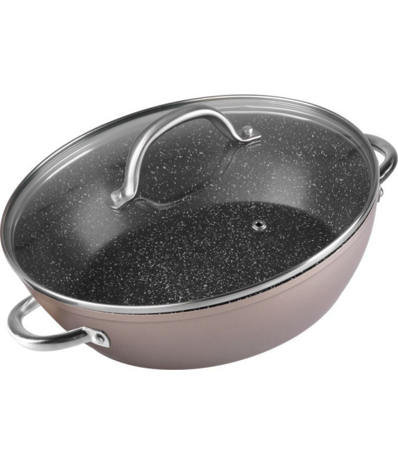 Hrnec s pokličkou Coffee Brown Line, 26 cm, 2,8 L