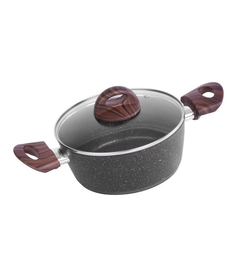 Black Marble Line hrnec s pokličkou, 28 cm, 5,9 l