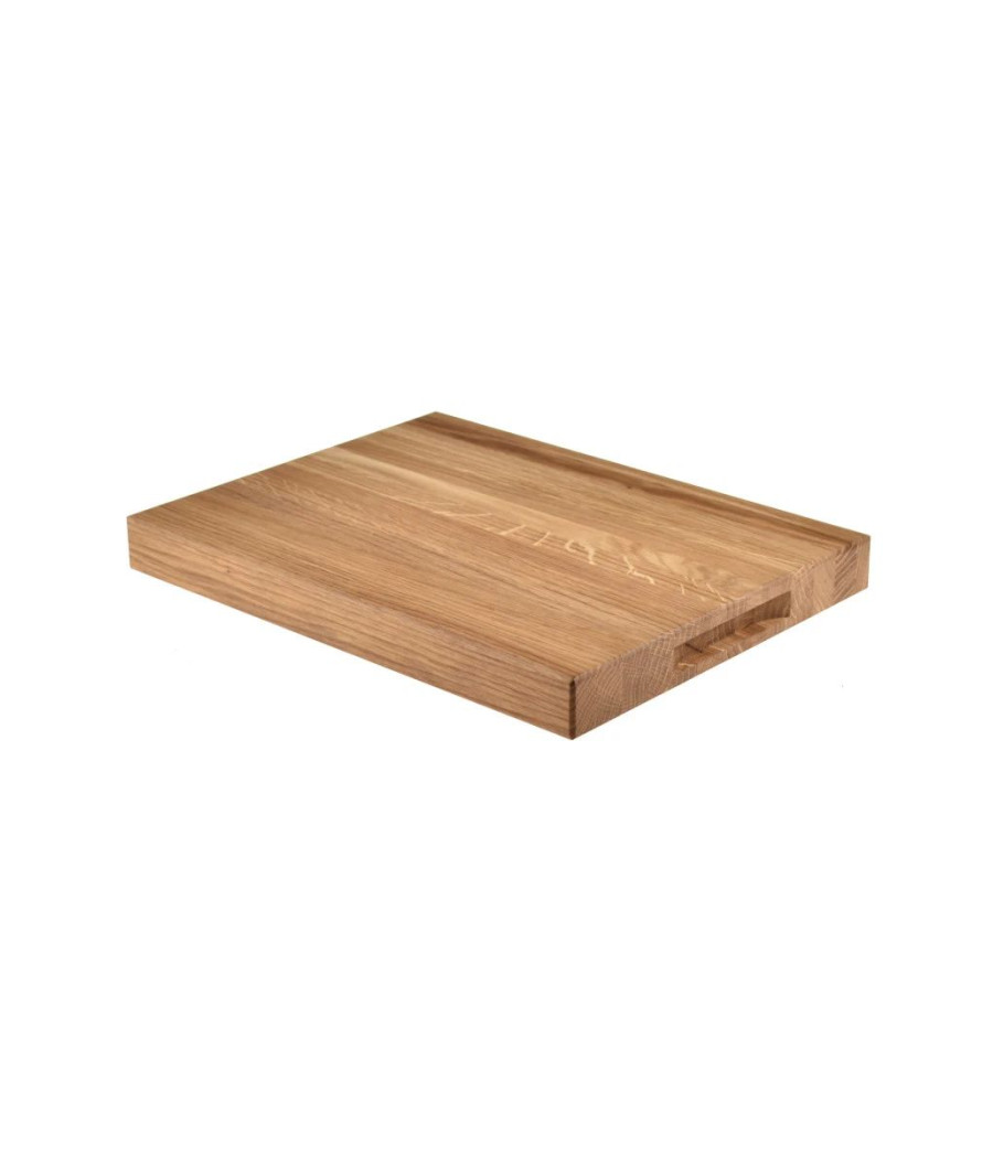 Dubová masivní deska na krájení BLOK 40x30 cm