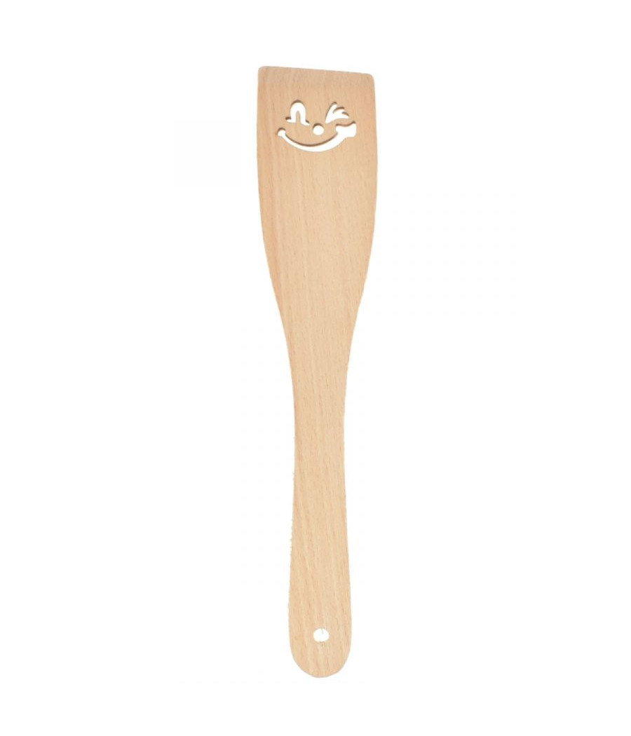 Dřevěná lopatka s mrkající tváří 28 cm