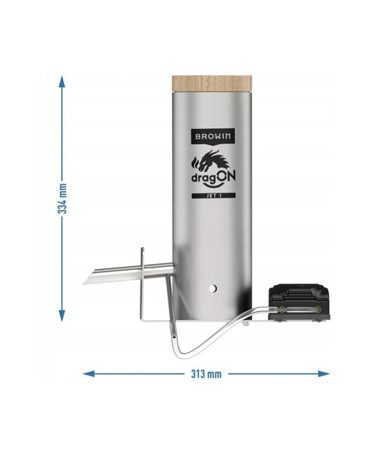 Generátor dýmu s elektrickým čerpadlem 3,8W DRAGON JET 1 LONG