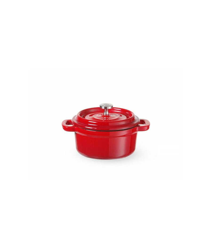 HENDI litinový smaltovaný hrnec, 0,27L, 130x100x48mm