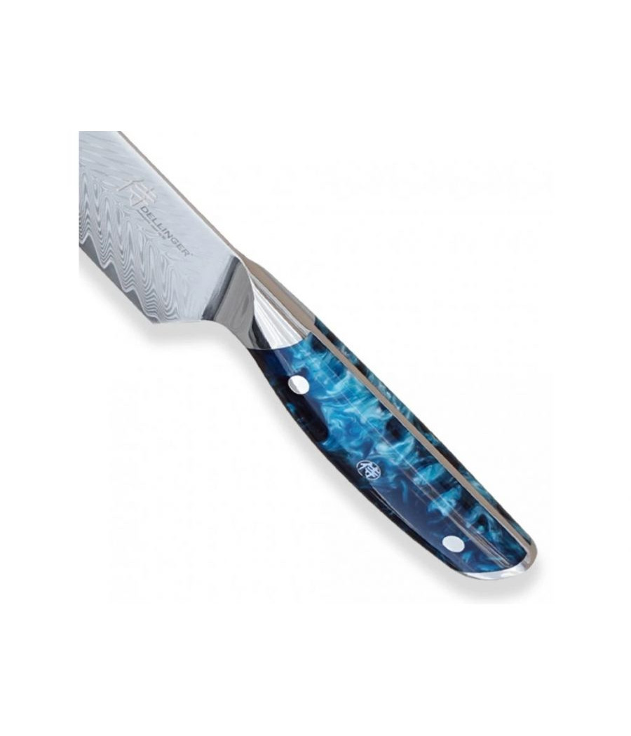 Kuchyňský nůž Dellinger Resin Future Blue Kiritsuke, 20,5 cm