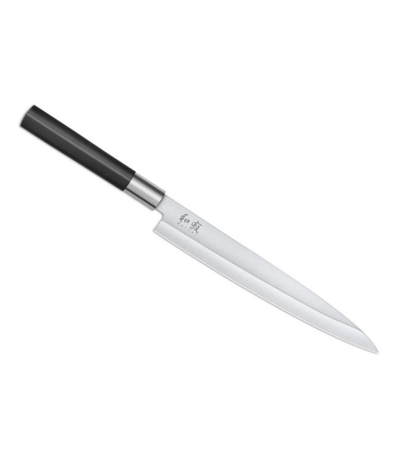 KAI kuchyňský nůž Wasabi Black Yanagiba 21 cm