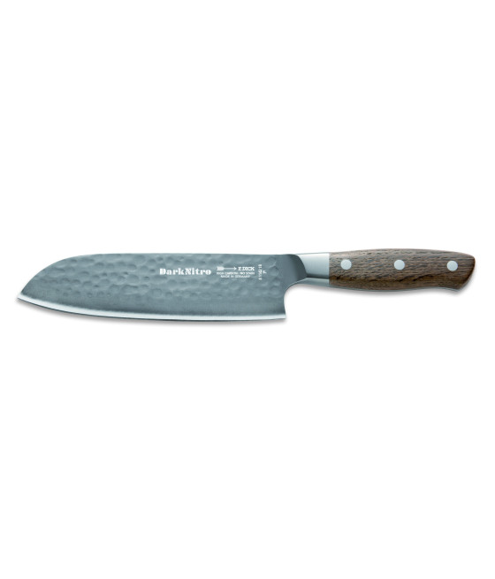 Dick DarkNitro santoku, dřevěná rukojeť, 18 cm