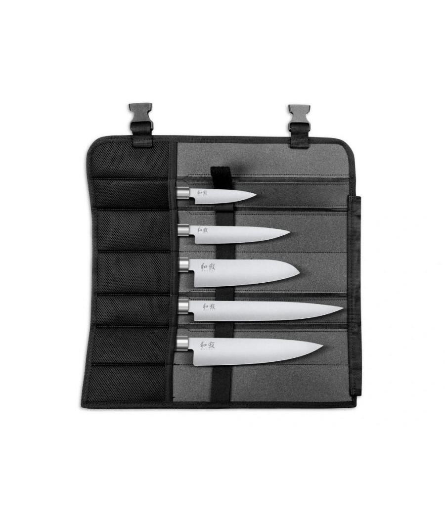 KAI sada kuchyňských nožů Wasabi Black KAI Bag DM-0781EU67