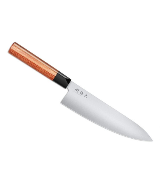 KAI kuchyňský nůž Seki Magoroku Red Wood Chef's 20 cm