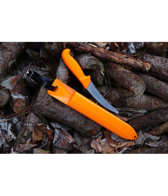 DICK plastové pouzdro na 1 nůž, oranžové