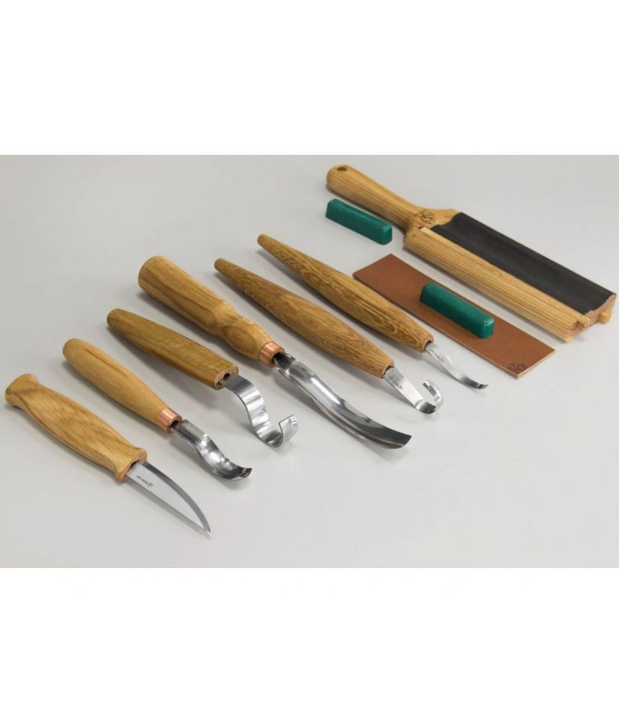 BeaverCraft sada řezbářských nožů na lžičky S54