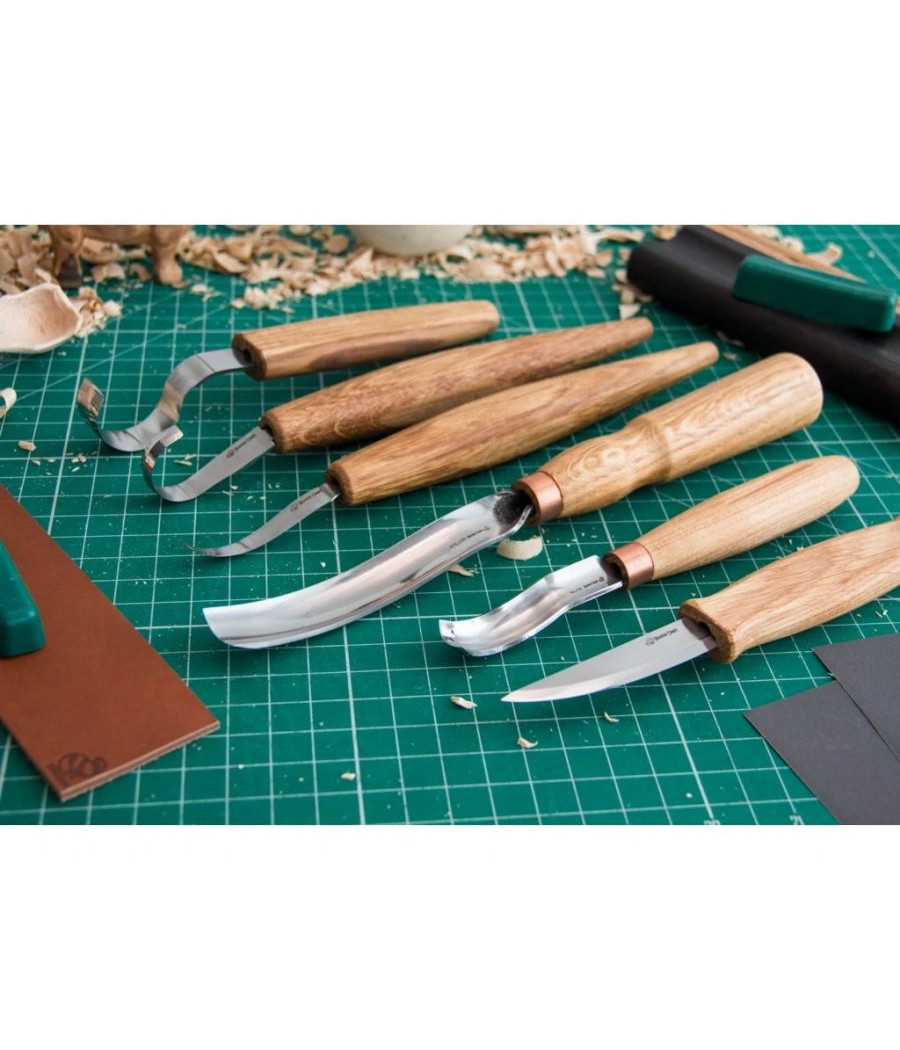 BeaverCraft sada řezbářských nožů na lžičky S54