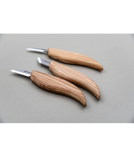 BeaverCraft sada řezbářských nožů S12 Starter Set 3 nože