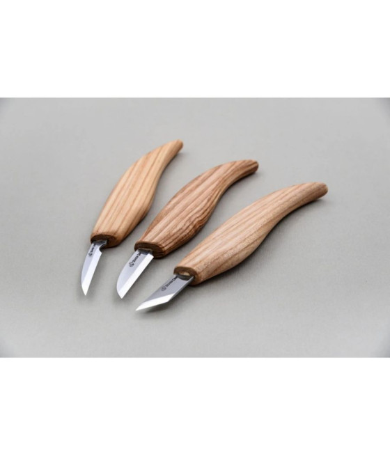 BeaverCraft sada řezbářských nožů S12 Starter Set 3 nože