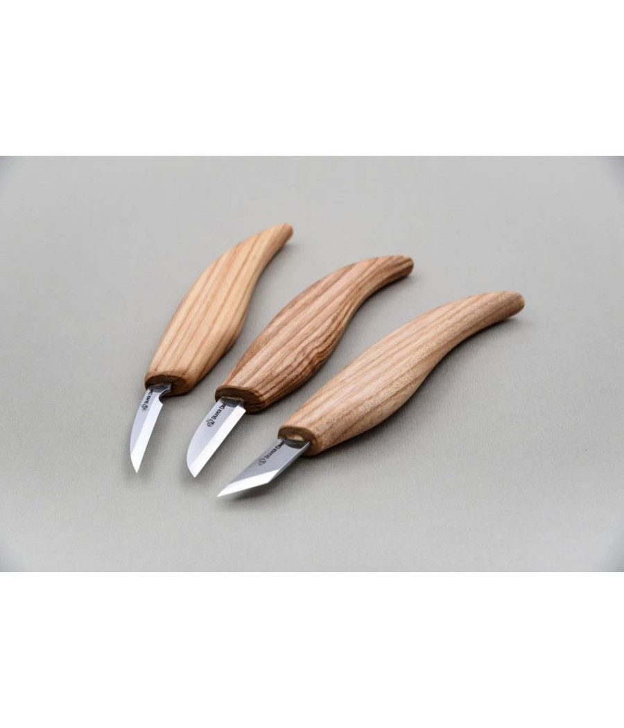 BeaverCraft sada řezbářských nožů S12 Starter Set 3 nože