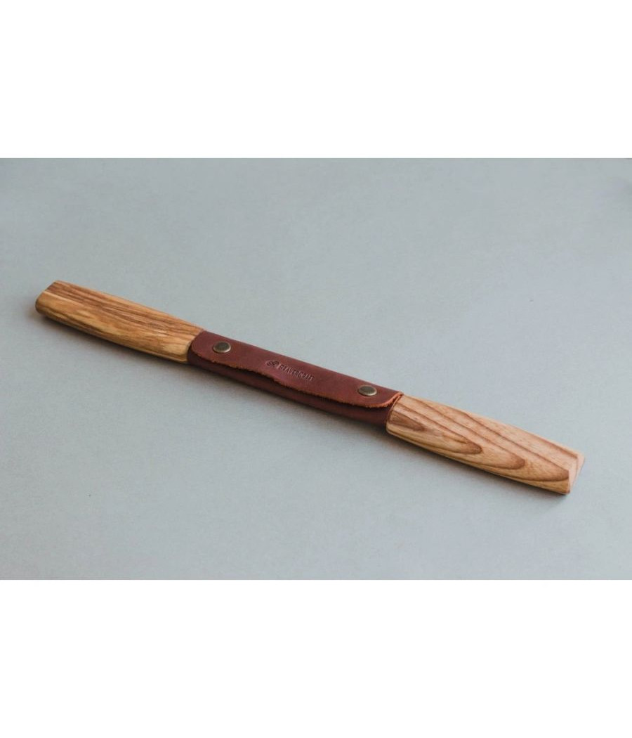 BeaverCraft řezbářský nůž DK2S - obouruční, kožené pouzdro