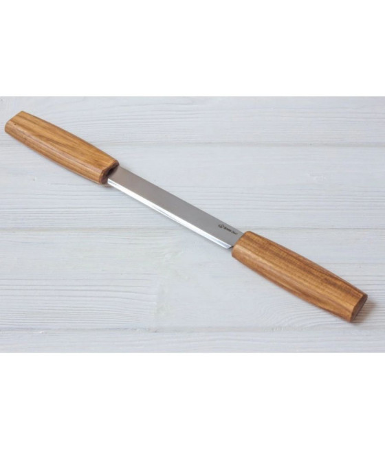 BeaverCraft řezbářský nůž DK2S - obouruční, kožené pouzdro