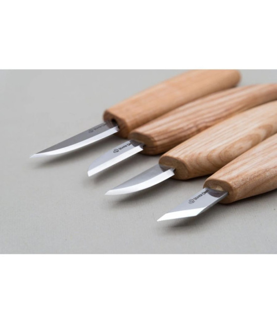 BeaverCraft sada řezbářských nožů S07 Basic Set 4 nože