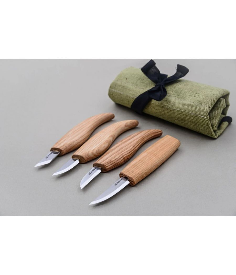 BeaverCraft sada řezbářských nožů S07 Basic Set 4 nože