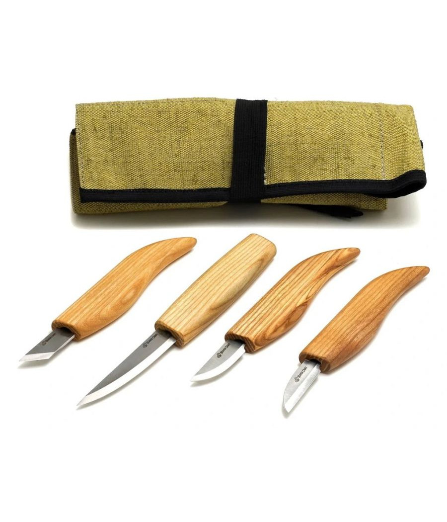 BeaverCraft sada řezbářských nožů S07 Basic Set 4 nože