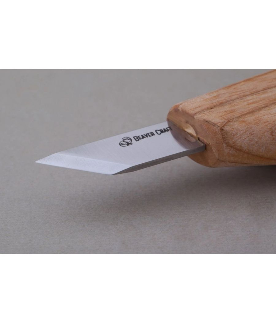 BeaverCraft řezbářský nůž C12 - šikmý nůž