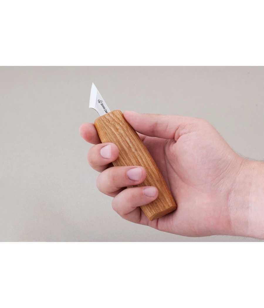 BeaverCraft řezbářský nůž C11s - malý nůž pro geometrické dřevořezby