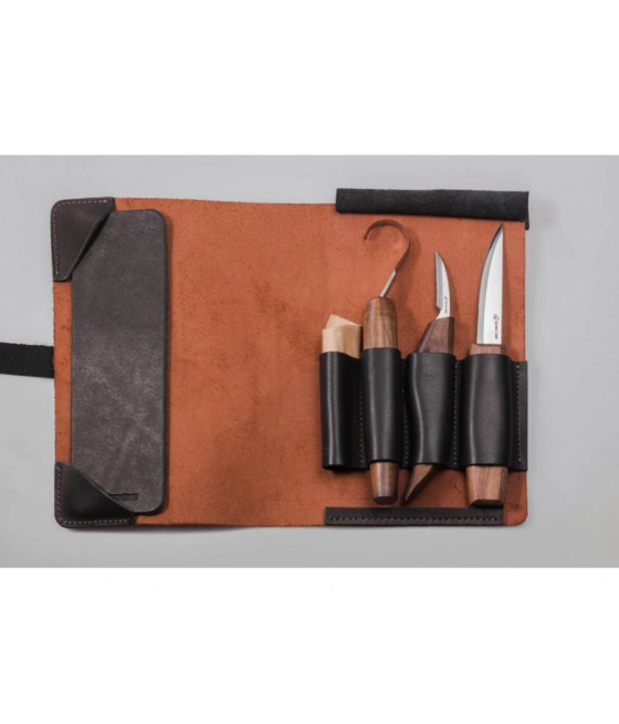 BeaverCraft sada řezbářských nožů na lžičky S13X Deluxe, 3 nože