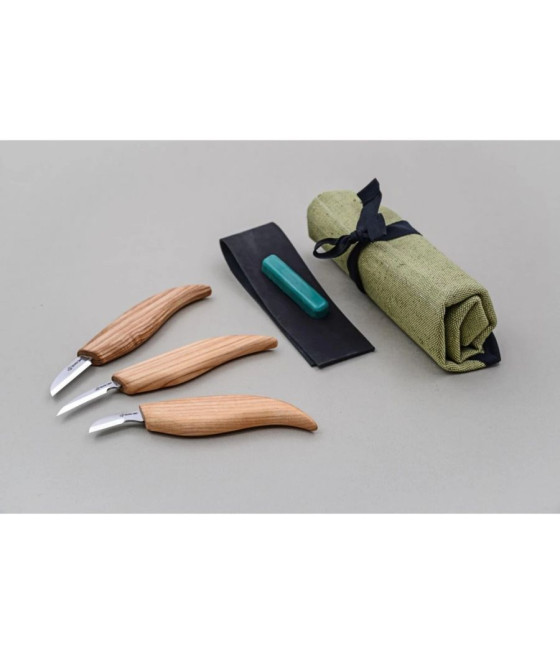 BeaverCraft sada řezbářských nožů Chip Carving S06 3 nože