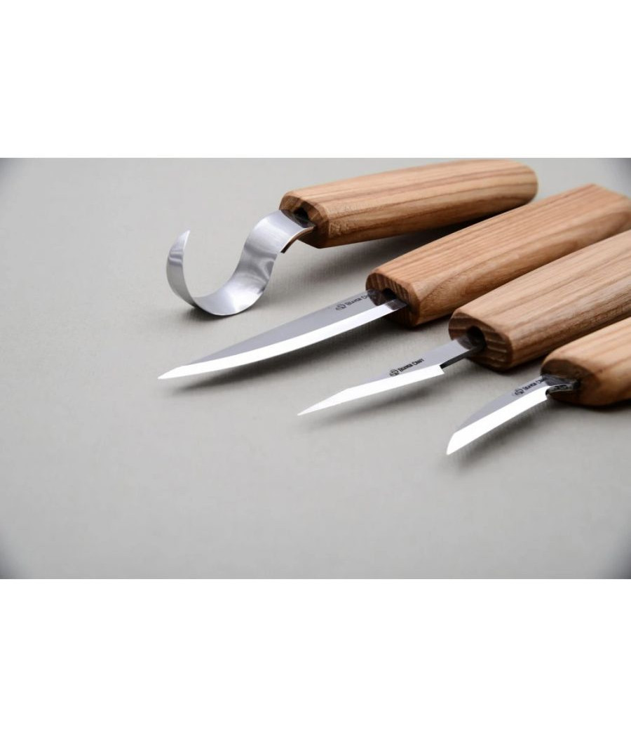 BeaverCraft sada řezbářských nožů S09 4 nože