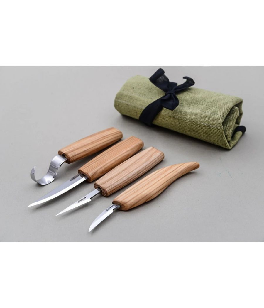 BeaverCraft sada řezbářských nožů S09 4 nože