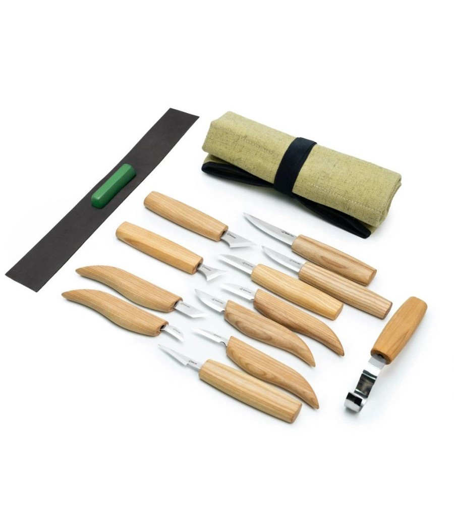 BeaverCraft sada řezbářských nožů S10 12 nožů