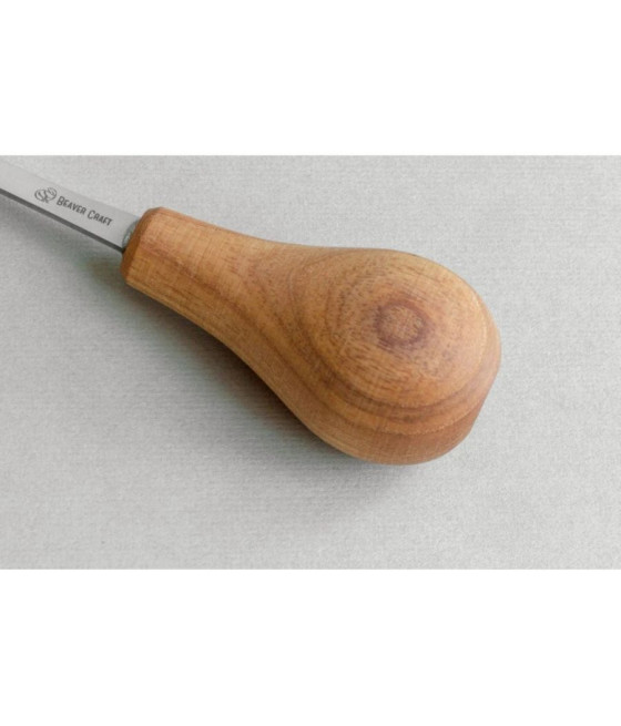 BeaverCraft řezbářský nůž C17P Detail Pro s hruškovitou rukojetí