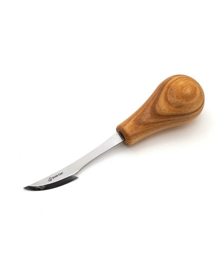 BeaverCraft řezbářský nůž C17P Detail Pro s hruškovitou rukojetí