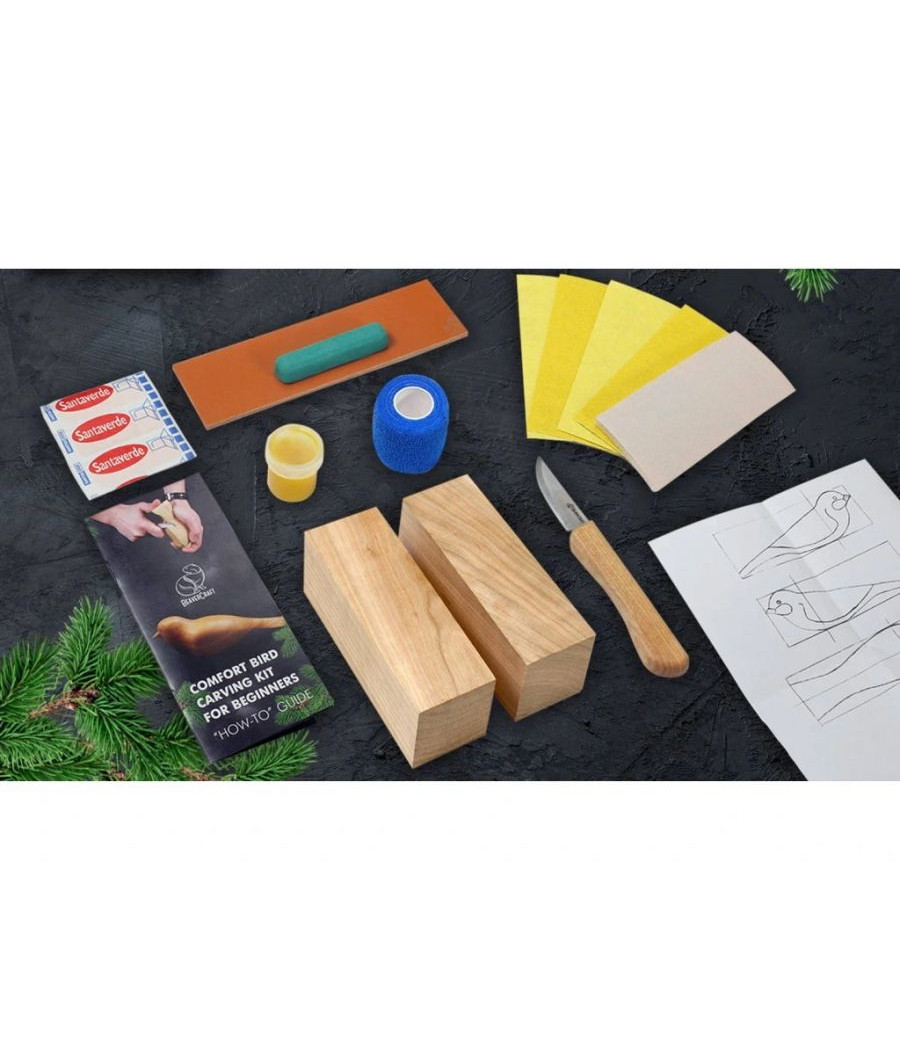BeaverCraft řezbářská sada DIY01 pro začátečníky Comfort Bird