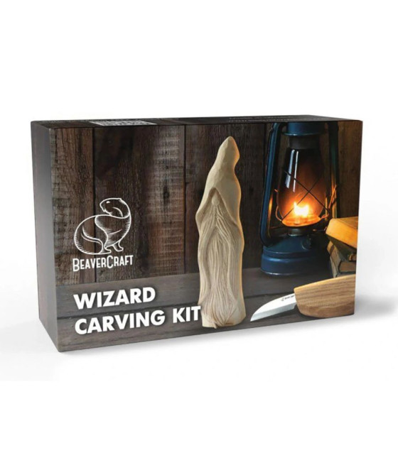 BeaverCraft řezbářská sada DIY03 pro začátečníky Wizard