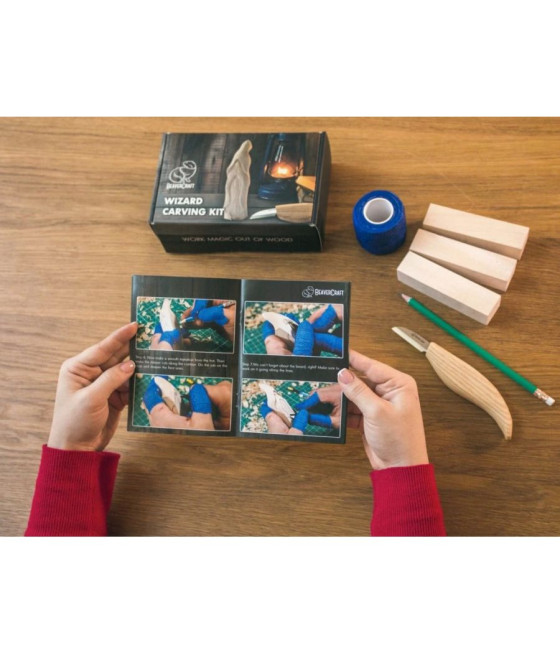 BeaverCraft řezbářská sada DIY03 pro začátečníky Wizard