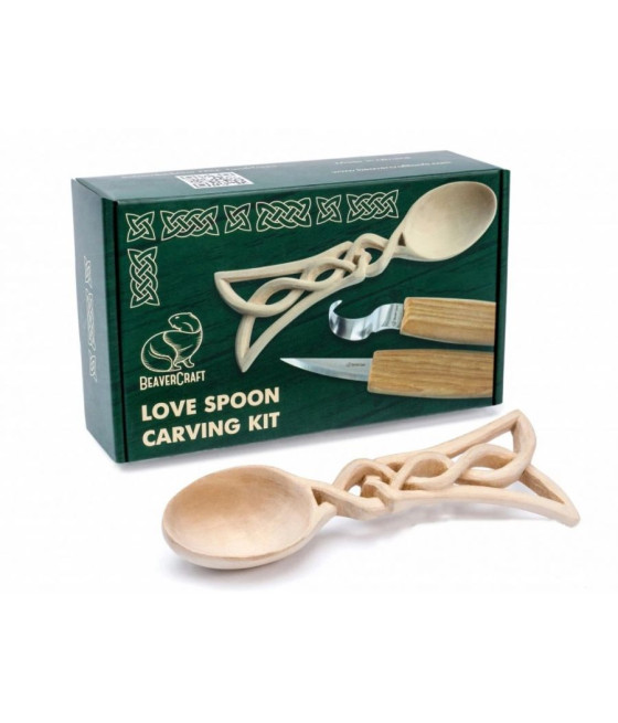 BeaverCraft řezbářská sada DIY04 pro začátečníky Celt Spoon - Keltská lžička