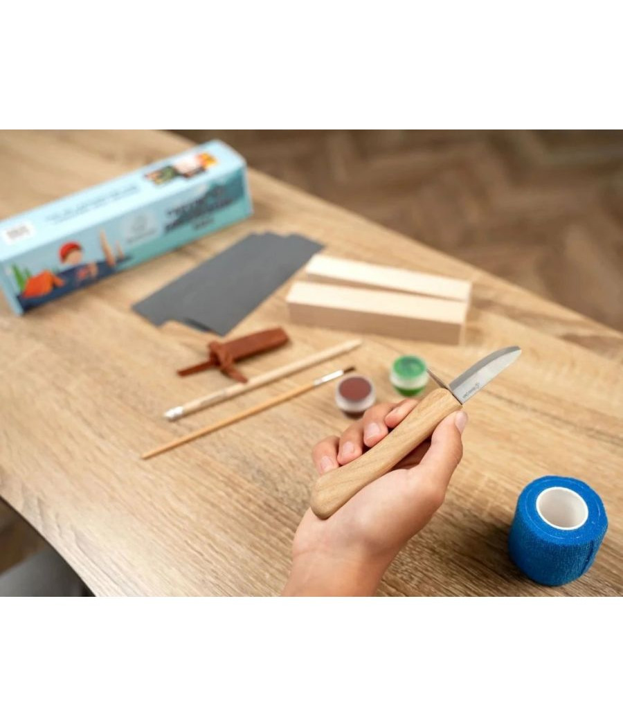 BeaverCraft řezbářská sada DIY08 pro začátečníky smrk