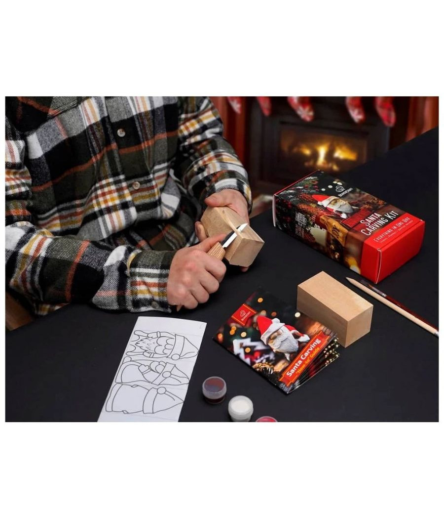 BeaverCraft řezbářská sada DIY06 pro začátečníky Santa