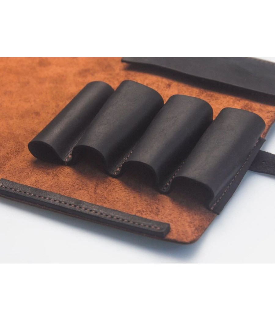 BeaverCraft kožené pouzdro TR3X pro řezbářské nářadí, 3místné
