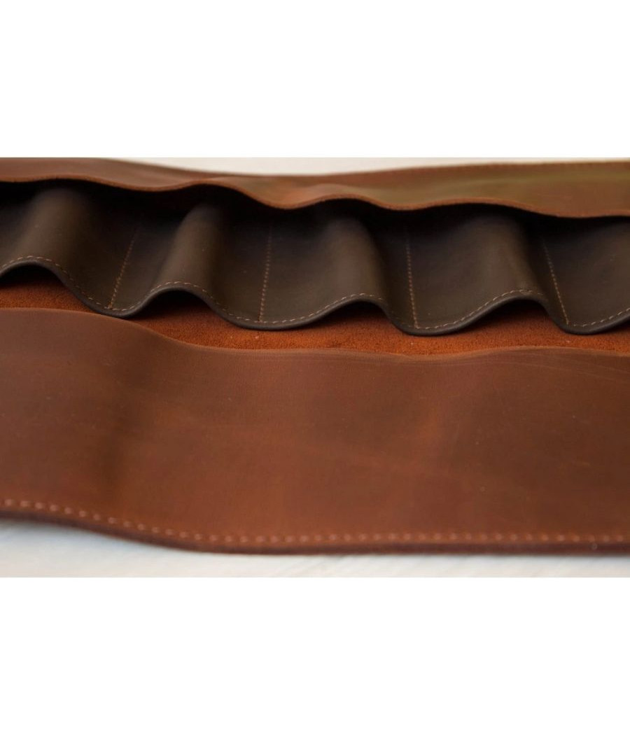 BeaverCraft kožený obal TR8X pro řezbářské nářadí, 8místný