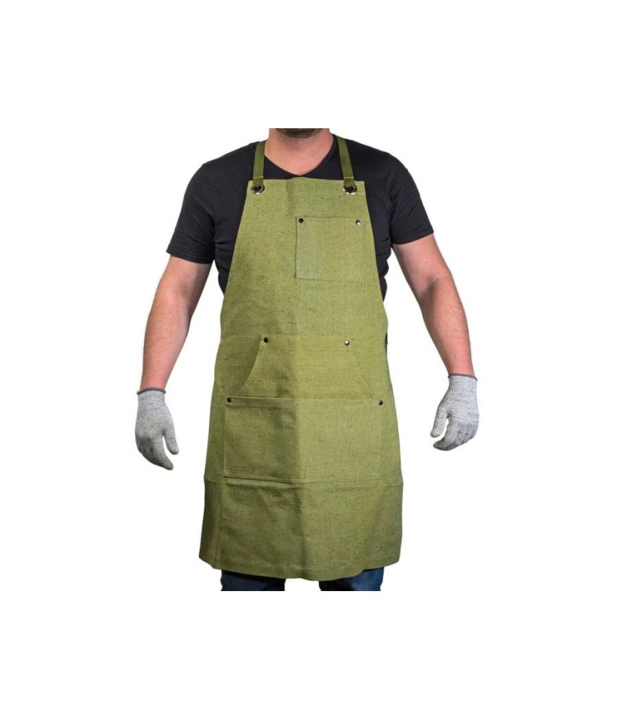 BeaverCraft zástěra AP1 plátěná, zelená